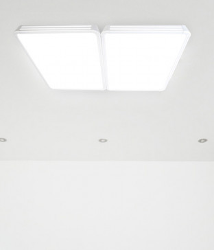 프레임 투톤 시스템 4등 국산LED거실등 (100W)